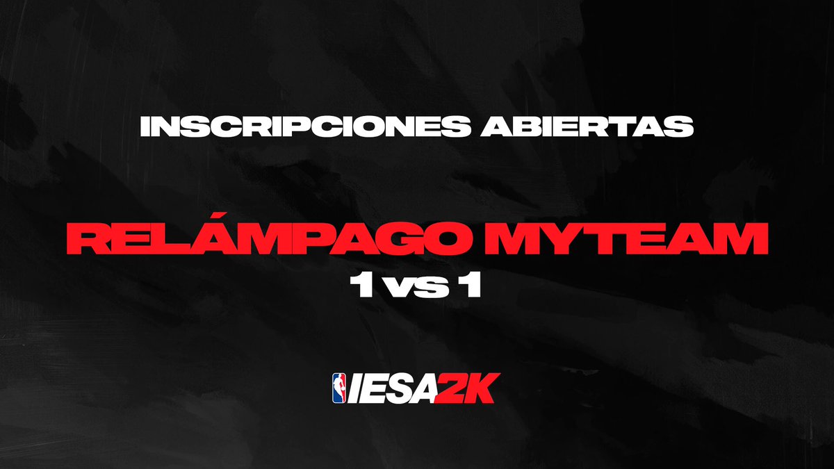 #Relámpagos2K

¿Sos el mejor en MyTeam? Si sos de Sudamerica vení a demostrarlo al Relámpago 1 de #MyTeam 1vs1 de IESA2K 🏀🔥

Para anotarte respondé a esta publicación y te pasamos el link de Whatsapp para que entres 🙌🏼

¡No te quedes afuera!