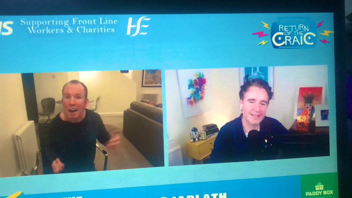 Lost Voice Guy rounding it out. 

What. A. Night #returnofthecraic