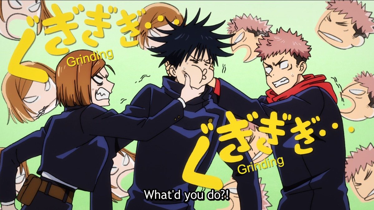 AniTrendz's tweet image. It's ok Fushiguro. We all want to forget our embarassing middle school days XD

Anime: Jujutsu Kaisen