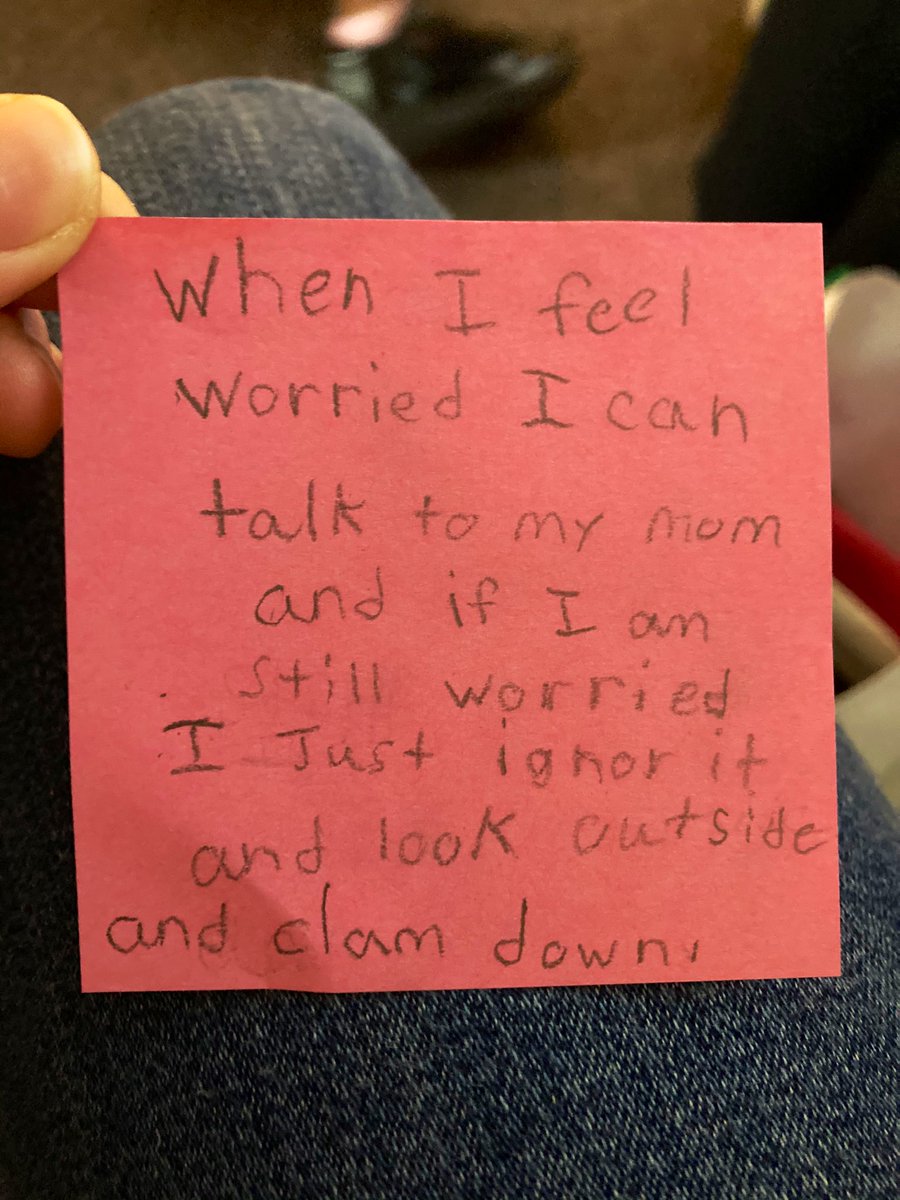 SchCounselorFP's tweet photo. Feeling inspired by 1st and 2nd graders this week and their insights into how to deal with worries! #bibliotherapy #rubyfindsaworry #wearethepark https://t.co/gIIdWvuUw3