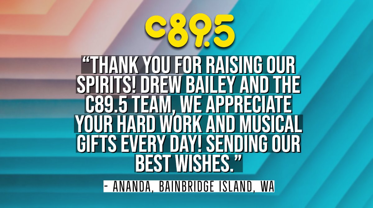 We are honored to know that we helped make the last year a little better! We love being your escape from all things…real 😂

👉 C895.org/Donate