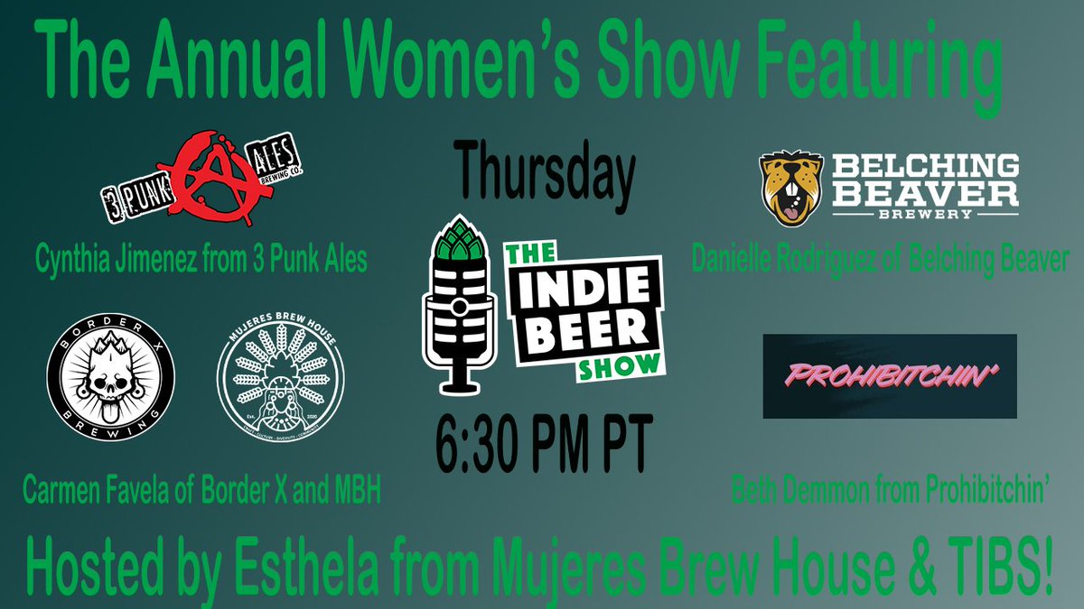 Thursday - 6:30 PM PT