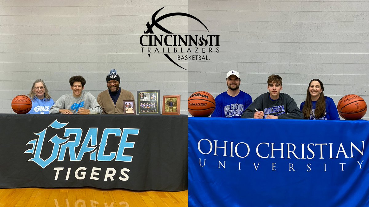 The Old Coach (@thenatiblazers) on Twitter photo Great way to close last <a href="/Cincy_Blazers/">Cincinnati Trailblazers</a> practice before the first day of <a href="/NCHBCLive/">HomeSchoolBasketball</a> National Tournament.
@EQ_Moore signing to play at <a href="/_gracechristian/">Grace Christian University</a> and <a href="/13haydenhaines/">HLH</a> signing to play at <a href="/OhioChristian/">Ohio Christian University</a>. Great way to close last <a href="/Cincy_Blazers/">Cincinnati Trailblazers</a> practice before the first day of <a href="/NCHBCLive/">HomeSchoolBasketball</a> National Tournament.
@EQ_Moore signing to play at <a href="/_gracechristian/">Grace Christian University</a> and <a href="/13haydenhaines/">HLH</a> signing to play at <a href="/OhioChristian/">Ohio Christian University</a>.