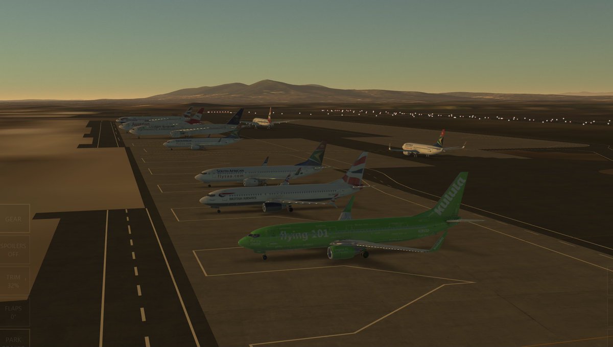 flightsimrevs's tweet photo. Two of the team part this evening on the Friday Night Flight on @infiniteflight and finishing at a very busy Cape Town. 

Getting our #simfix 😀

#flight #flightsimulator #flugsimulator #flightsim #pilot #avgeek https://t.co/aRpSRaArUR