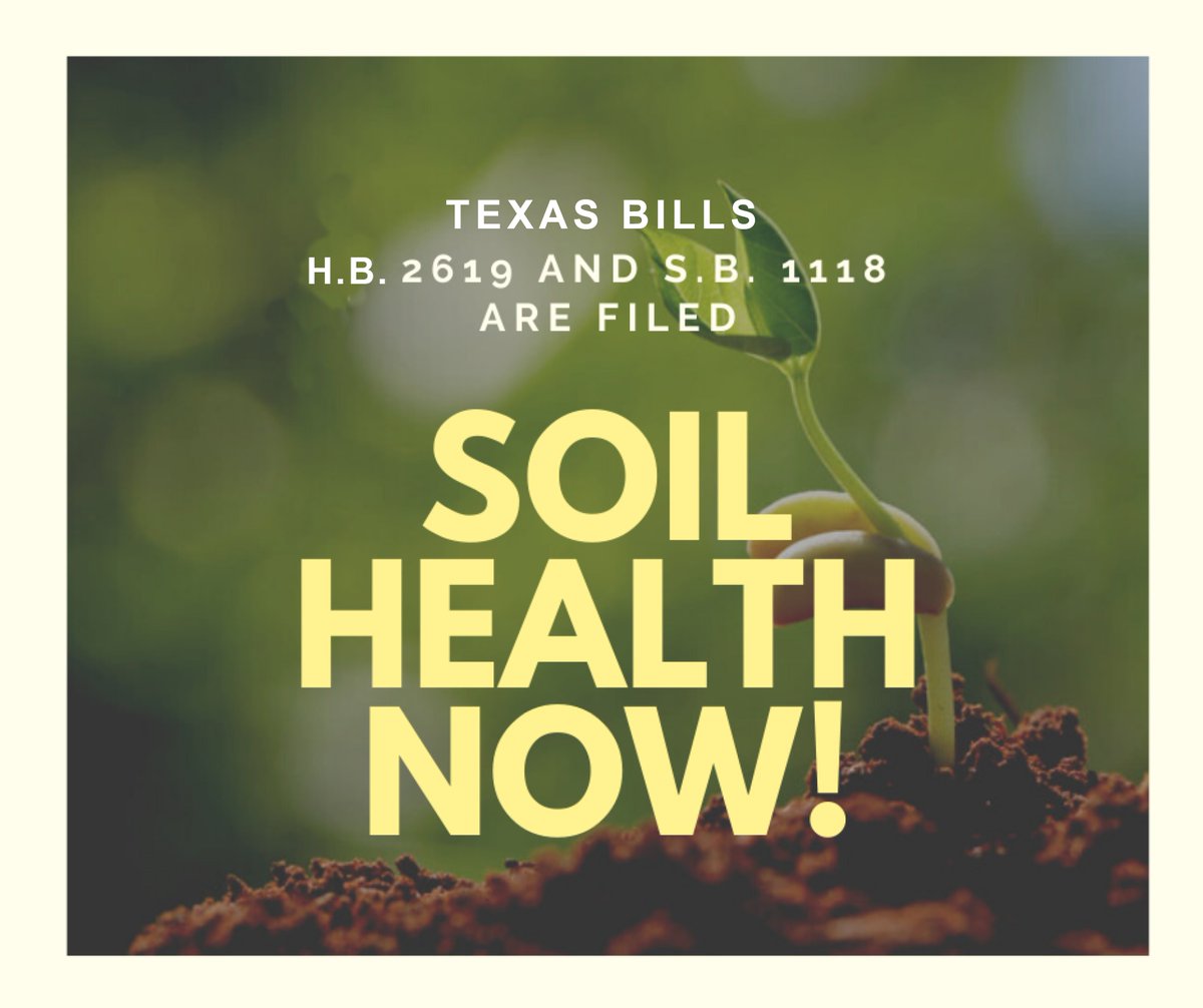 Carbon sequestration, reduced flooding, and drought resilience are just some of the benefits of building healthier soils. Our Texas bill will provide support for farmers &amp; landowners to build soil health. More at bit.ly/3l6sY09