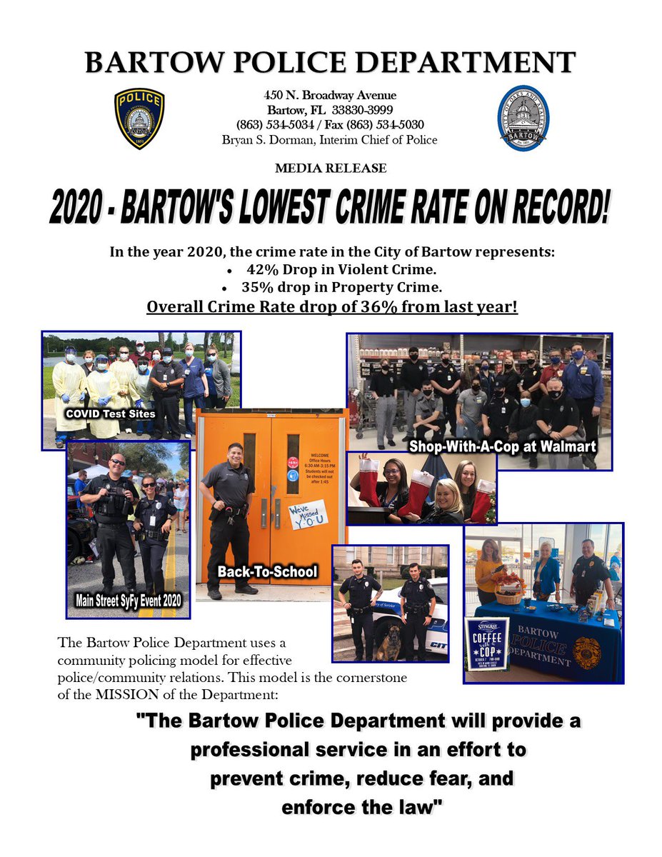 Bartow Police Department tweet media