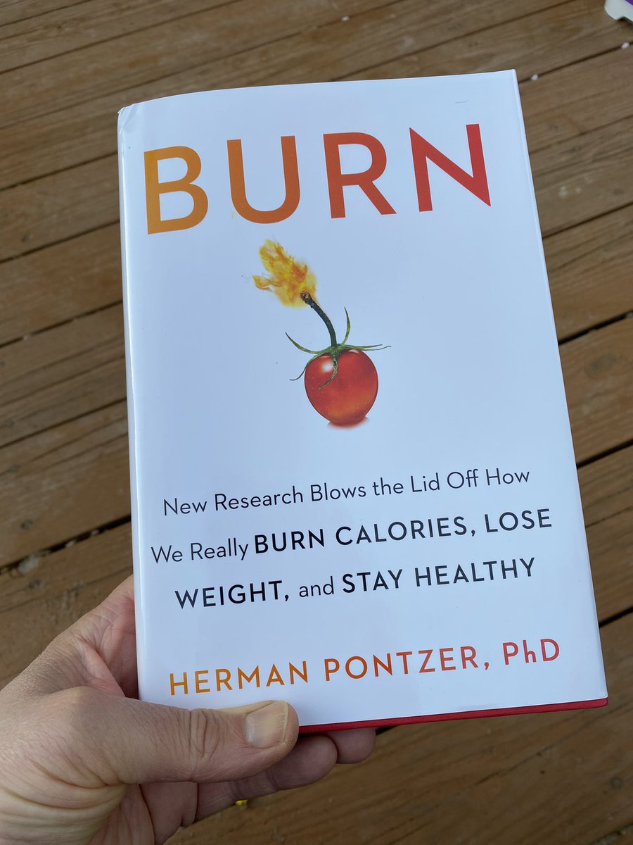 KevinH_PhD's tweet photo. Thanks @HermanPontzer! I enjoyed reading an early draft of #Burn and now I’m looking forward to reading the final version. https://t.co/w7OclPoo27