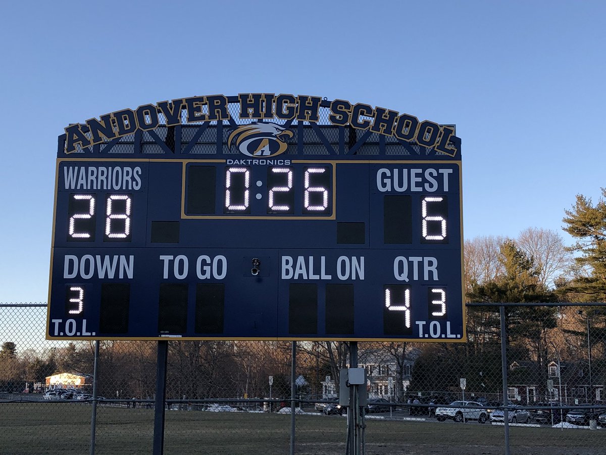 AndoverWarriors's tweet photo. Andover Freshmen Football Team beat Methuen 28-6 to open up the season.  Great job Warriors @AndoverHS_Princ @AHSFtball @EagleTribSports @methuensports https://t.co/S8W4SqnUs4