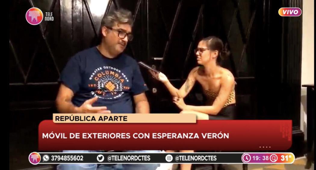 republicaparte's tweet photo. #MOVIL con @espev1 en @republicaparte hablamos con Diego Ronaldi en el nuevo lanzamiento de @LaMurgaRock
.
▪️🅁🄿🄰▪️República Aparte
📻en la 97.3 @Continentalctes
📺sintonia 21 @telenordctes https://t.co/nMOdRKMcwf