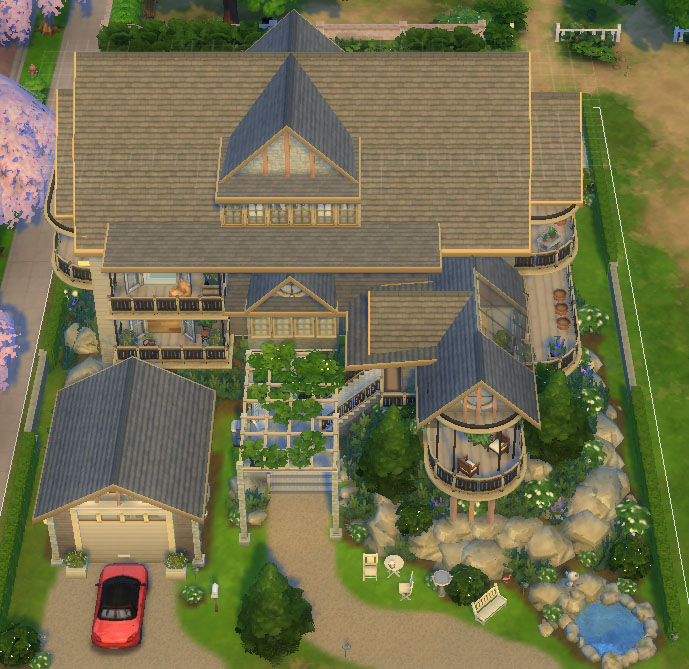 joannaspringer's tweet photo. I made a #basegame #cabin in #theims and I liked it so much that I made a big variation of it. #Showusyourbuilds #sims4 #thesims4 #simsbuilder #jssims @thesims https://t.co/ASr3DTthXj