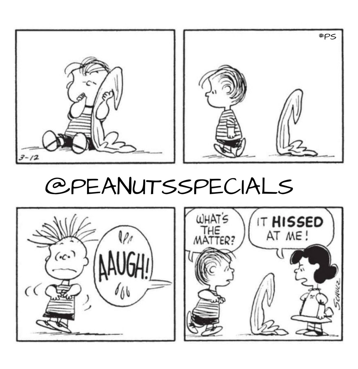 PeanutsSpecials's tweet photo. First Appearance: March 12, 1965
#linusvanpelt #lucyvanpelt #aaugh #whatsthematter #it #hissed #at #me #peanutsfriday #peanutshome #schulz #ps #pnts #peanuts #officialpeanutsspecials https://t.co/5EtYOozoxY
