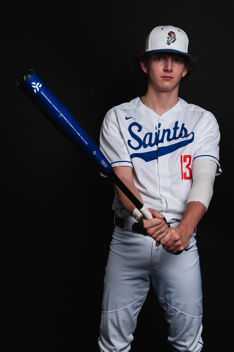 Solo homer for Ryan Baron puts the Saints up 6-0