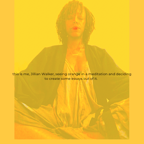 sohorep's tweet image. The Orange Essays: A series of invocations and provocations in the form of a spell/book of lyrical essays that assume that, “Form &amp;amp; Content, Form &amp;amp; Power are inseparable.” This is a love letter, to us, in the field. The theatrical field. By Jillian Walker
thisisjillianwalker.com/the-orange-ess…