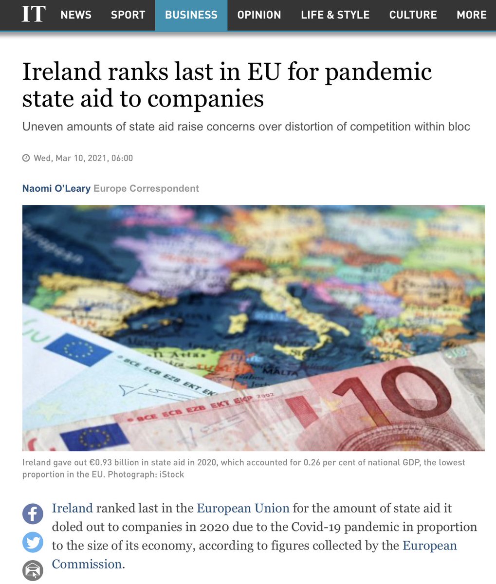 RecovAIRie's tweet photo. The story of the destruction of Irish aviation in two images. We have been offered the least financial support in Europe. We have been subjected to the most stringent and destructive restrictions. We have been given no plan for their easing.  1/2 https://t.co/rqzaSnRZmr