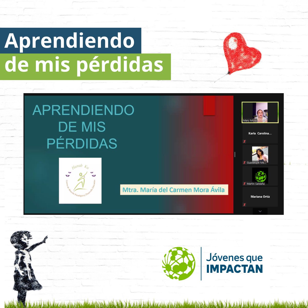 JQImpactan's tweet photo. Nuestros #JóvenesQueImpactan han fortalecido su capacidad de resiliencia con esta asesoría para aprender de nuestras pérdidas, en alianza con @Citi FDN #Pathway2Progress #CompromisoSocialCitiBanamex https://t.co/K4XcvvxWqe