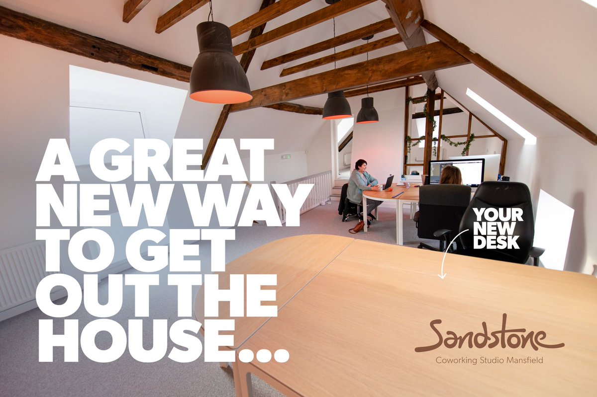 SandstoneCoWork's tweet photo. For all of you that are fed up of being stuck at home on your own...

It is time 🔥

#coworkers #coworking #coworkingspace #creative #freelance #madeinmansfield #freelancers #workingfromhome #freelancer #freelancelife #designer #mansfield #mansfieldwoodhouse #woodhouse #notts https://t.co/XUXfGANr6p
