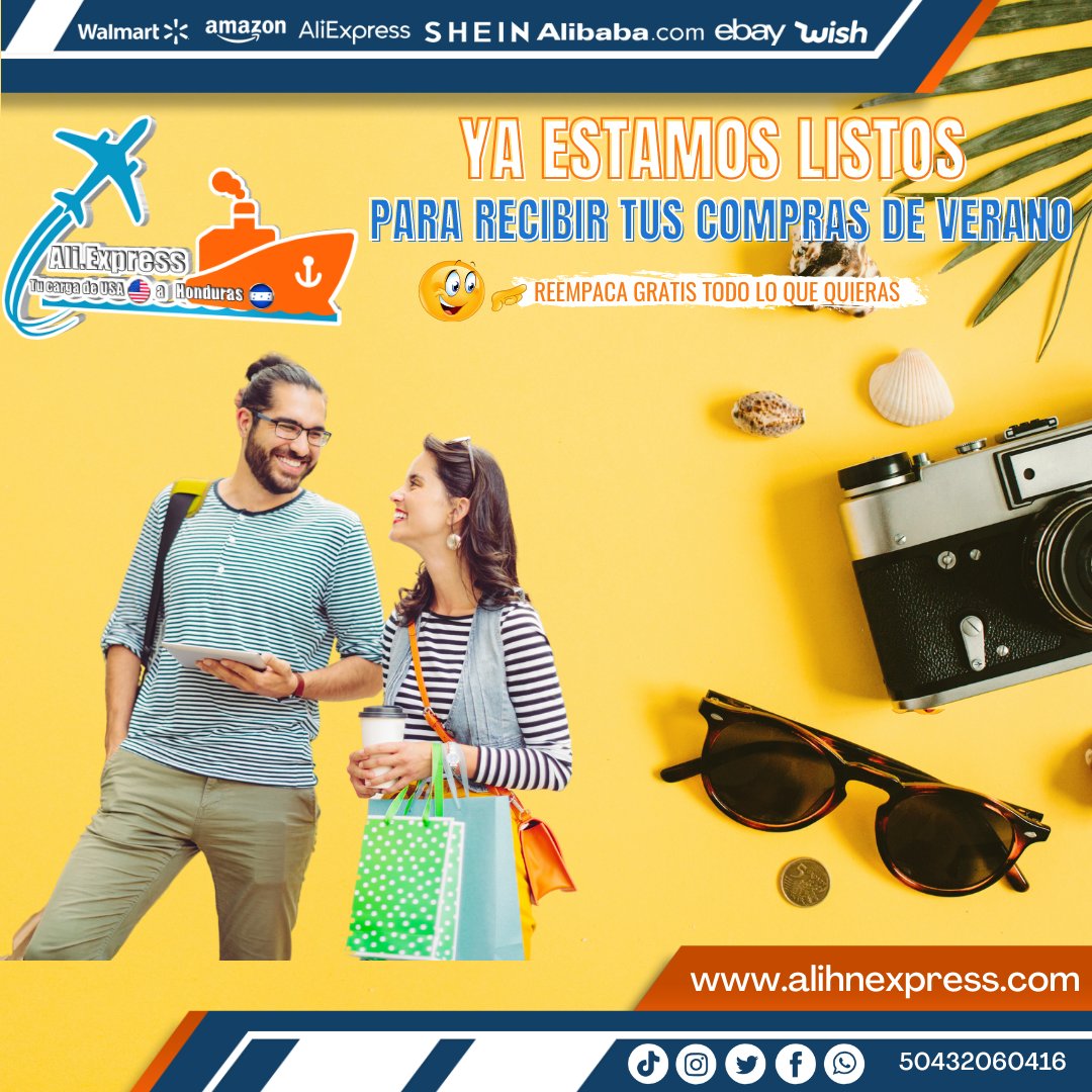 Alicargo504's tweet photo. Ya estamos listo para recibir tus compras de #verano2021 👙🕶🌞 ⬇⬇
SOLICITA YA MISMO TU CASILLERO GRATIS

#paqueteriaaerea #casilllerovirtual #ecommerce #paqueteria #comprasonline #courier #importadores #ebay #amazon #aliexpress #alibaba #honduras #walmart #sheinofficial https://t.co/PtXNQ3w96N