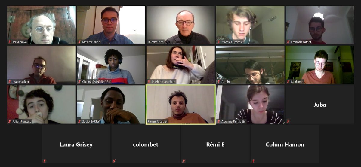 💬 <a href="/thierpech/">Thierry Pech @thierpech.bsky.social</a>, DG de <a href="/_Terra_Nova/">Terra Nova, le think tank</a>, a échangé hier avec <a href="/tnjeunes/">Terra Nova Jeunes</a> au sujet des difficultés de la vie étudiante : précarité, modèle universitaire, inégalités entre générations et vaccination... Les sujets ont été prolifiques ! 💡 <a href="/terranovascpo/">Terra Nova Scpo</a> <a href="/terranovaspbx/">Terra Nova Sciences Po Bordeaux</a> <a href="/TNDauphine/">TerraNovaDauphine</a>