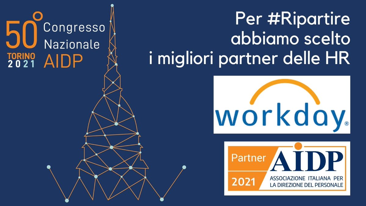 AIDP Gruppo Piemonte e Valle d’Aosta (@aidp_piemvda) on Twitter photo .<a href="/WorkdayPolicy/">WorkdayPolicy</a> è #partner di #AIDP2021 - 50° Congresso Nazionale @AIDPlive
🧐 PER SAPERNE DI PIU' 👉 workday.com
✅
⚠ ISCRIVITI ENTRO IL 31 MARZO ⚠
🧡💙Vivi il #Congresso al 100% 🧡💙
⭐ CLICCA QUI ➡ congresso.aidp.it .<a href="/WorkdayPolicy/">WorkdayPolicy</a> è #partner di #AIDP2021 - 50° Congresso Nazionale @AIDPlive
🧐 PER SAPERNE DI PIU' 👉 workday.com
✅
⚠ ISCRIVITI ENTRO IL 31 MARZO ⚠
🧡💙Vivi il #Congresso al 100% 🧡💙
⭐ CLICCA QUI ➡ congresso.aidp.it