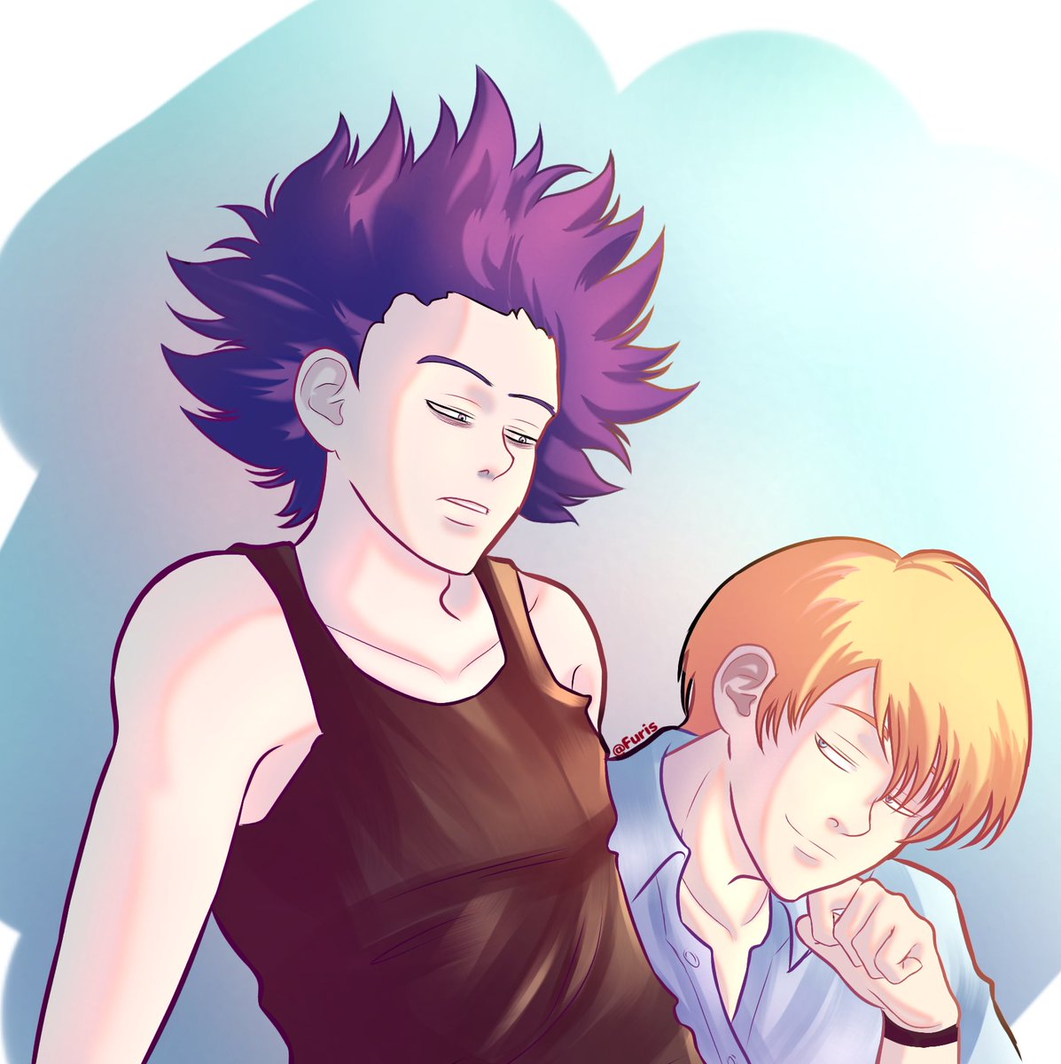 SpFuris's tweet photo. A shipp that they asked me~

#shinsouhitoshi #monomaneito #monoshin #shinsouxmonoma #bokunoheroacademia #myheroacademia #monomaxshinsou #classb https://t.co/W8jQ6WWPtF