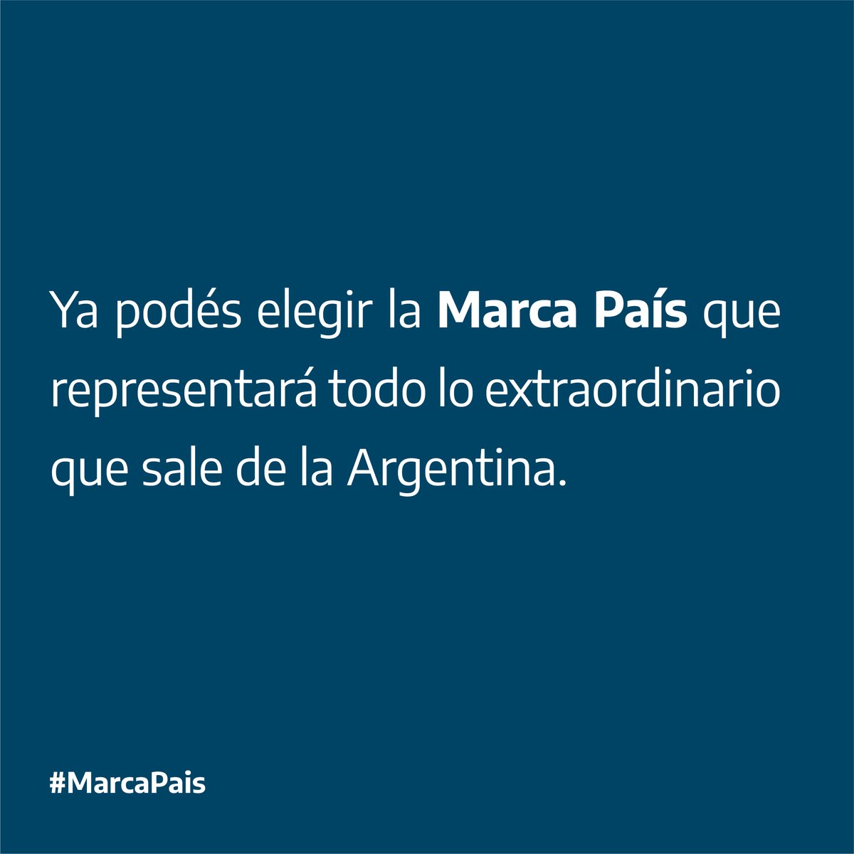 Marca País Argentina tweet media