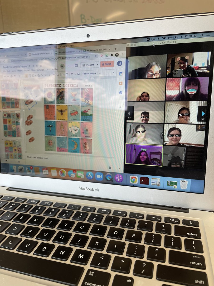 Playing some Pandemic Lotería @SCCA_Bears  #SummitCon