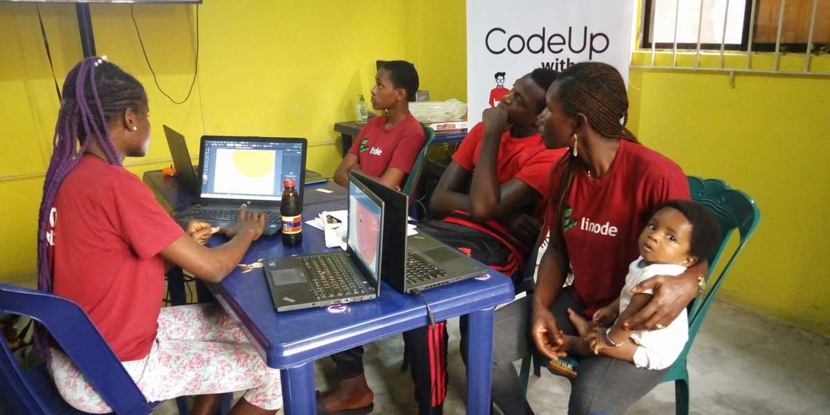 WittyFoundation's tweet photo. Women acquiring digital skills at WittyHub on Thursday 11th March, 2021 to mark the celebration of #IWD2021 @GitLabNG @linode @dev_careers @GirlsWhoCode @womenintech @WomenInSTEM21 @ACTFoundation_ @actfoundation @jehimuan @OGA4SKY @googleafrica @ThePSF @CNNAfrica @BBCAfrica https://t.co/V0PkaHIuoY