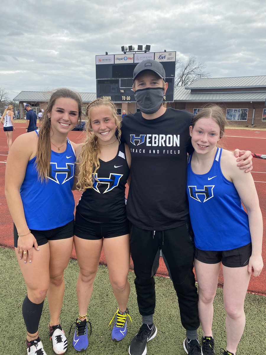 Another great day for Hebron girls high jump! <a href="/CoachCapeau/">Coach Capeau</a> #Gohawks 
Lauren Shamblim: 5-0
Freshman, Kate Rapp: 4-10
Emily Price: 4-6
Sydnee Wilson: 4-6
Abigail Ferrell: 4-6
Grace Jiranek: 4-2