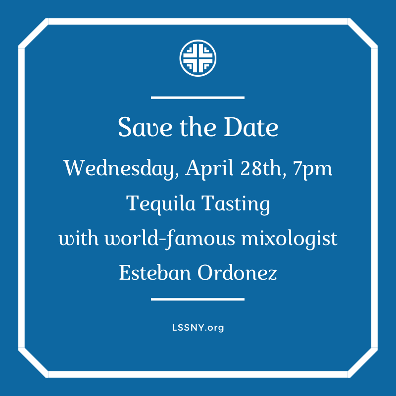 LSSNewYork's tweet photo. #TGIF! Just because we can't congregate in large groups doesn't mean that we can't find other ways to connect and have fun. Save the date for our virtual Tequila Tasting with world-famous mixologist Esteban Ordonez! #Tequila #Margarita #Mixology @DamynKellyJDPhD https://t.co/sRJVbYGqv0