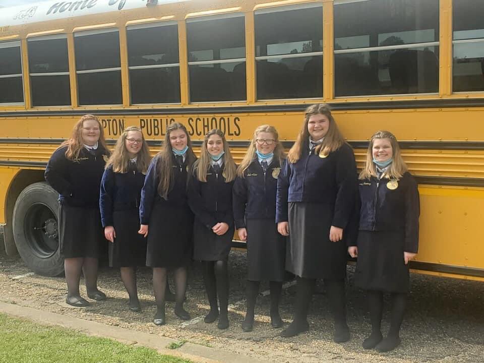 SchoolHampton's tweet photo. Hampton FFA traveled to Lafayette County today for LDE subarea. Congratulations to all the competitors! The CCM team will be advancing to the district contest. Thank you to Lafayette County for hosting the event.
Conduct of Chapter Meeting-1st
Job Interview-3rd
Creed Speaking-4th https://t.co/SJNS4yyU6q