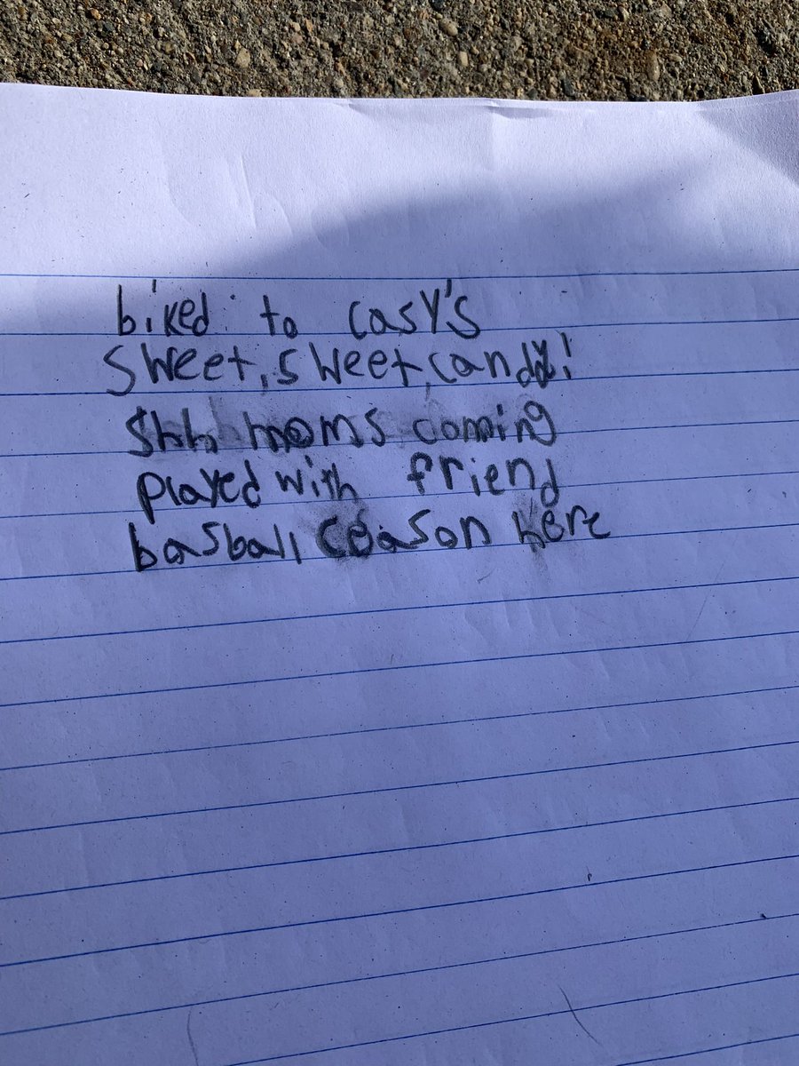 MissBurkley's tweet photo. So inspired by you @ali_locker  💜 these students loved this writing strategy to play around with this week ! https://t.co/4Y6UEj7JBt