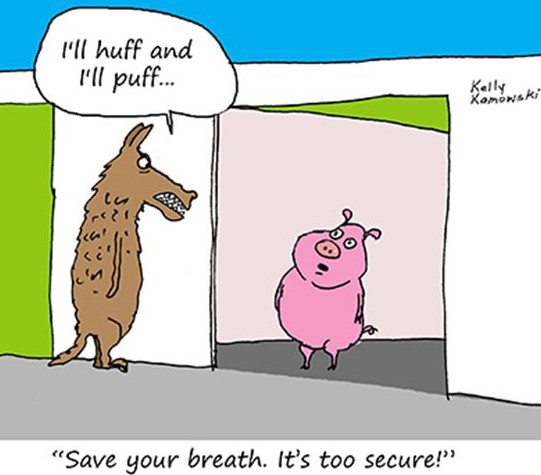 StorageAdvanced's tweet image. ICYMI...  Sometimes our facilities are labelled as &quot;TOO SECURE!&quot;  🤪👍😀 LOL 😉😊
.
.
.
#FridayFunny
#AdvancedStorageCentres
#BigBadWolfBeGone
#SecureStorage