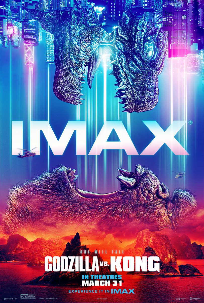 Rodaje35's tweet photo. Recuerda que #GodzillaVsKong llegará a cines el próximo 24 de marzo y también se podrá disfrutar en pantallas #IMAX - #Estrenos #Cine #Películas #Rodaje35 https://t.co/COOUUbJuby