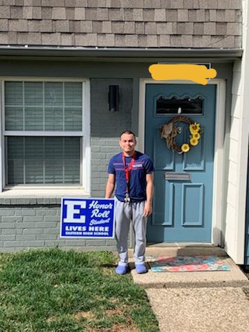 Congratulations Sam!  Thanks for all of your hard work this year! Keep soaring! <a href="/CarlaKent_1/">Dr. Carla Kent</a> <a href="/EasternHSMedia/">Eastern High School - Academies of Louisville</a>