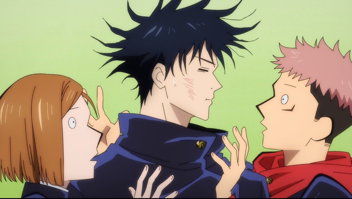 AniTrendz's tweet image. It's ok Fushiguro. We all want to forget our embarassing middle school days XD

Anime: Jujutsu Kaisen