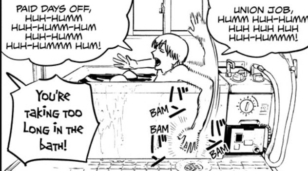 Chainsaw Man Unleashed Union Job Humm Huh Humm Huh Huh Huh Huh Hummm Paid Days Off Huh Humm Huh Humm Hum Huh Humm Huh Hummm Hum Denji Is So Precious So Early On In The Manga