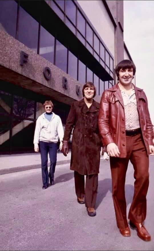 EarlZukerman's tweet image. Another Montreal landmark: The Big Three (L to R): Larry Robinson, Serge Savard and Guy Lapointe