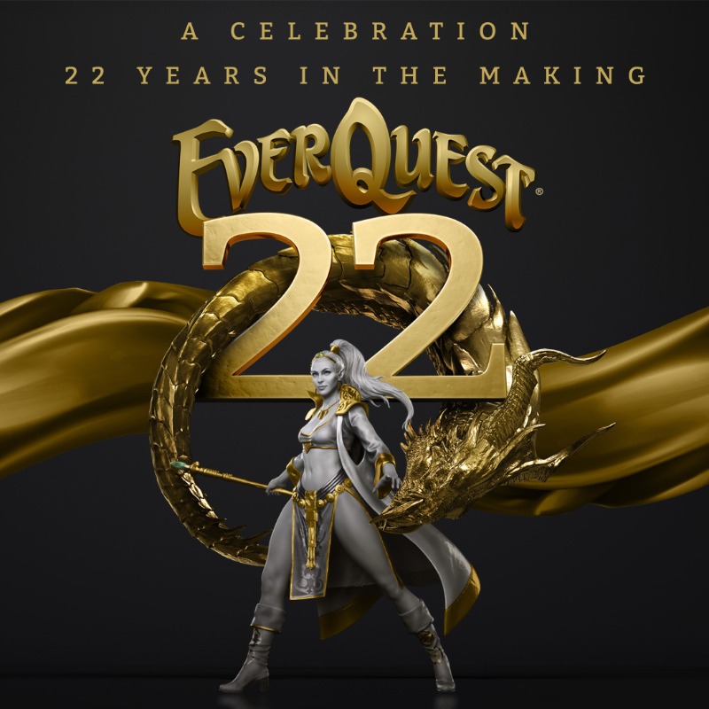 everquest's tweet photo. EverQuest is 22 and we're celebrating - Enter your email for a chance to win a one-of-a-kind prize! 🎁  Ends March 28th.