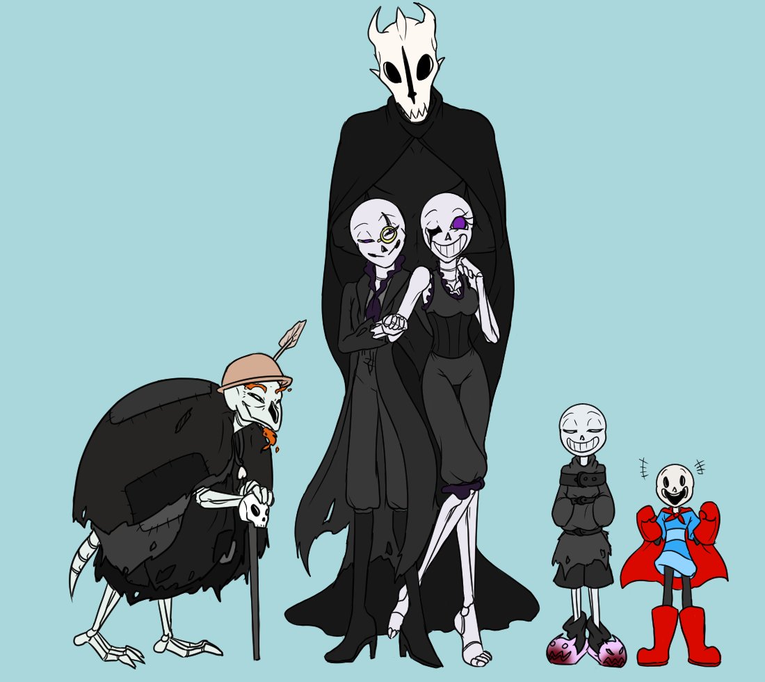 amungus au
 Spirit au
 aaand Addams family au aka the fonts