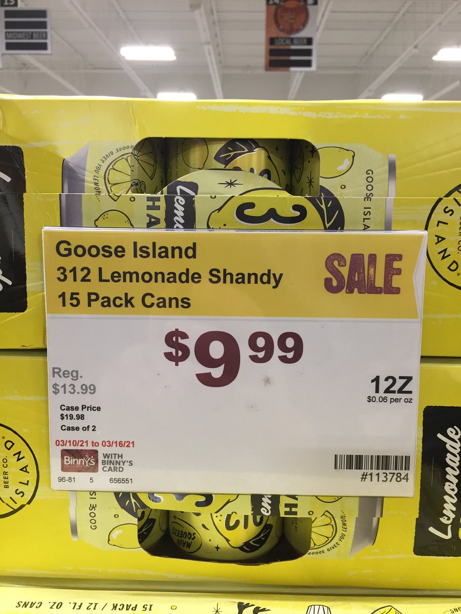 Bruce Schmitz If I M Lucky Enough To Win A Gooseisland 312 Lemonade Shandy Cooler I Ll Fill It With Gooseisland 312 Lemonade Shandy And Take It Out On My Boat This