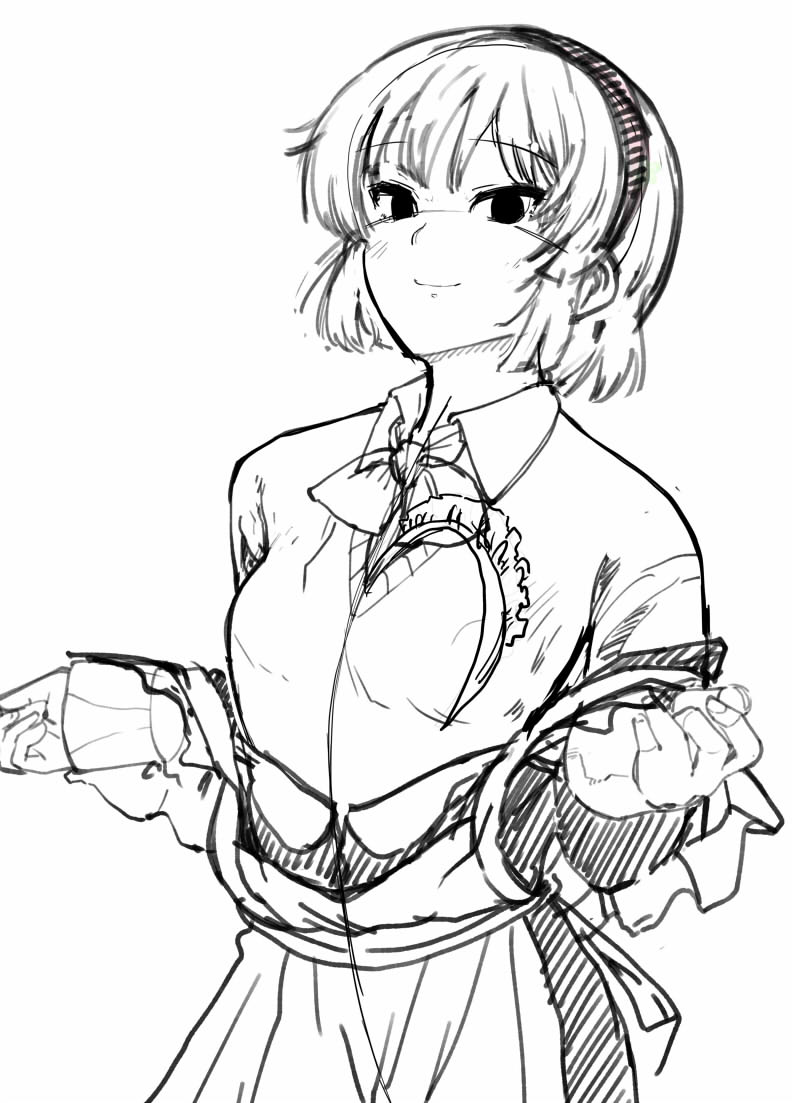 3巻カバーイラストの作業工程です?(ラフ～仕上げ) 