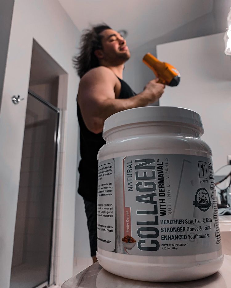 Max_supplement's tweet image. ‼️Got the flow blowin in the wind‼️
-
For those that don’t know, Collagen is great for improving hair, skin, nails, and joint health! 
-
But what you also might not know is that men need collagen more than women! Naturally men have a higher collagen density than women