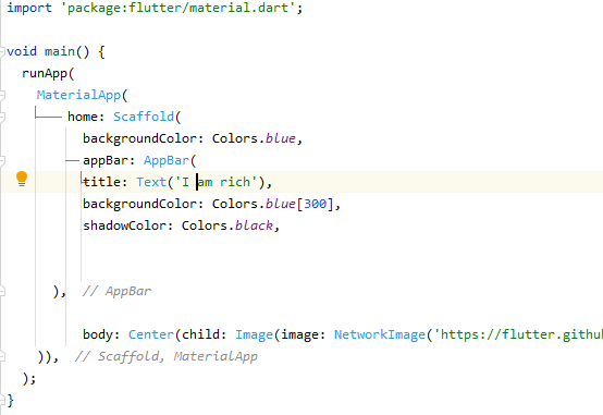 farzanaMAPD's tweet photo. We implemented #background color,set image,set text in appbar in our flutter class.
@CodeToInspire.
#AfghaGirlsCode. https://t.co/ys468c5i4v