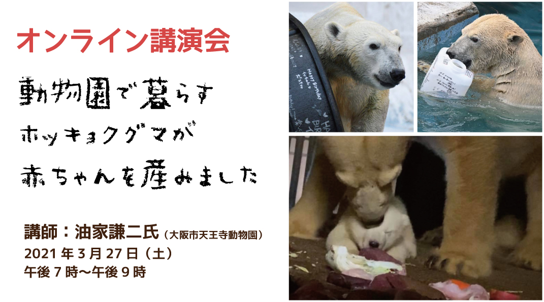 Gallerycafe Kirin オンライン 3 27 天王寺動物園の油家謙二氏による講演会です 今回の繁殖についてお話いただきます チケット T Co 4bztcxv3t1 T Co Rt35jsxkib Twitter