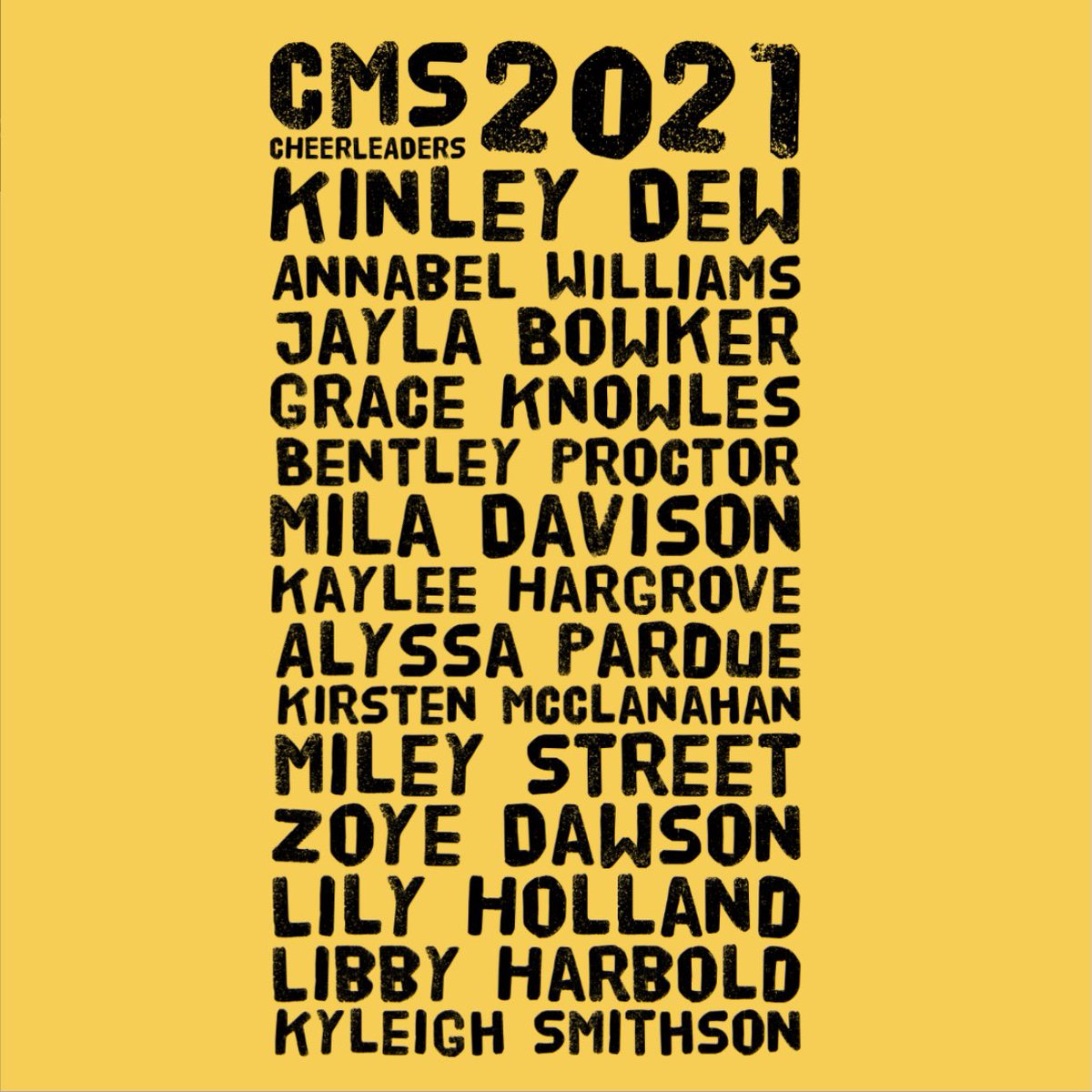 Congrats to your 2021 Tigers Cheer Squad! #TigerPride