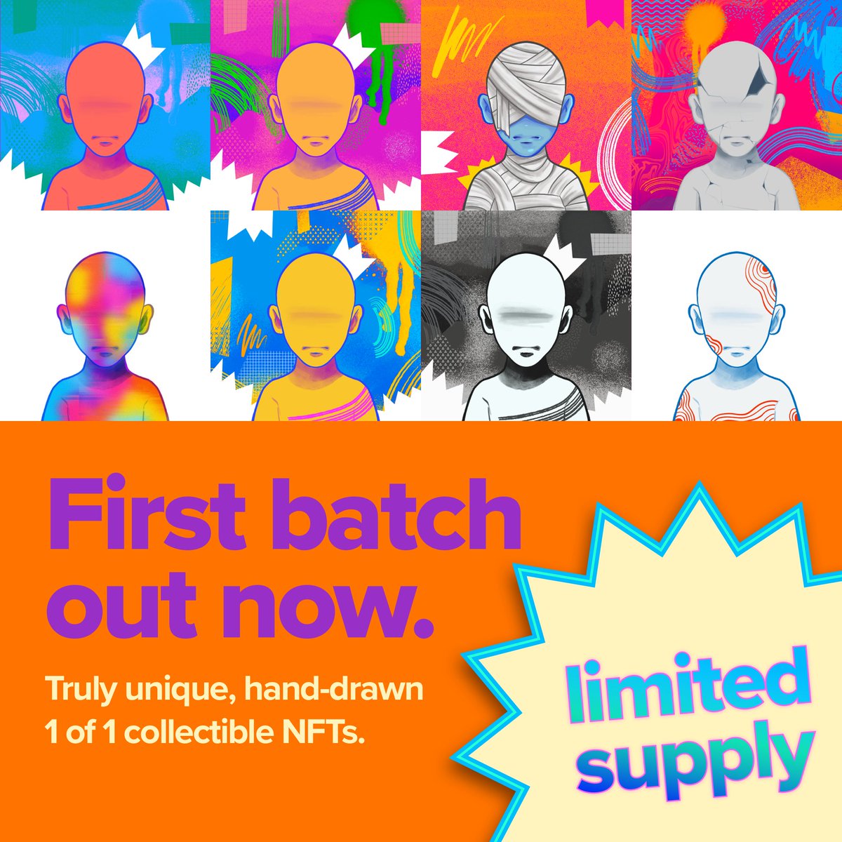 TabulaCrypto's tweet photo. We're officially live! We're kicking off with 11 one-of-a-kind, hand-drawn 1/1 collectibles!

#NFT #nftart #nftart @EtheriumToken #etherium #digitalart https://t.co/y4pzPIPqxl
