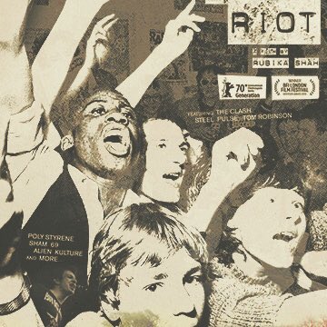 BAPF61's tweet photo. #WhiteRiot' blends interviews with queasy archive footage 2recreate a hostile environment of anti-immigrant hysteria and National Front marches.Multicultural punk & reggae gigs provided rallying points 4 resistance #RedSaunders: We peeled away the Union Jack 2 reveal the swastika https://t.co/XpFS2oXsNE