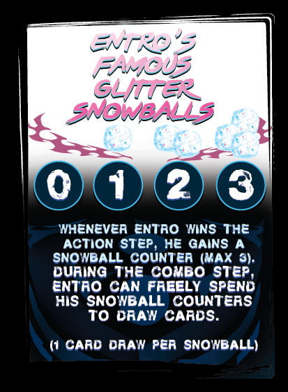 TableFighter's tweet photo. The new Table Fighter update is finally out! Enjoy the new features:
-Elliot, the final character in Underground Gold, the parry-centric craftsman
-New Entro mechanic! When he wins the action step, he stores a snowball that lets him draw cards whenever he wants
1/2 https://t.co/pXP8FGdl46