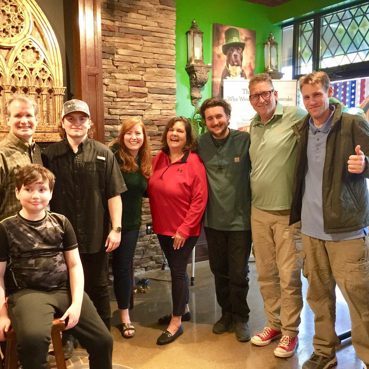 humble_bold's tweet photo. Huge thanks to @daddyospub and to all those who came out to visit us this afternoon! The Cherry Cheesecake ice cream is sooo, out of this world, delicious! ❤️☘️🍧 #daddyos #sugarhillga #bestofqwinnett #daddyobrien #thelittleboywhowouldnteatcheesecake #kidlit #icecreampub https://t.co/7Wd8zxH58A