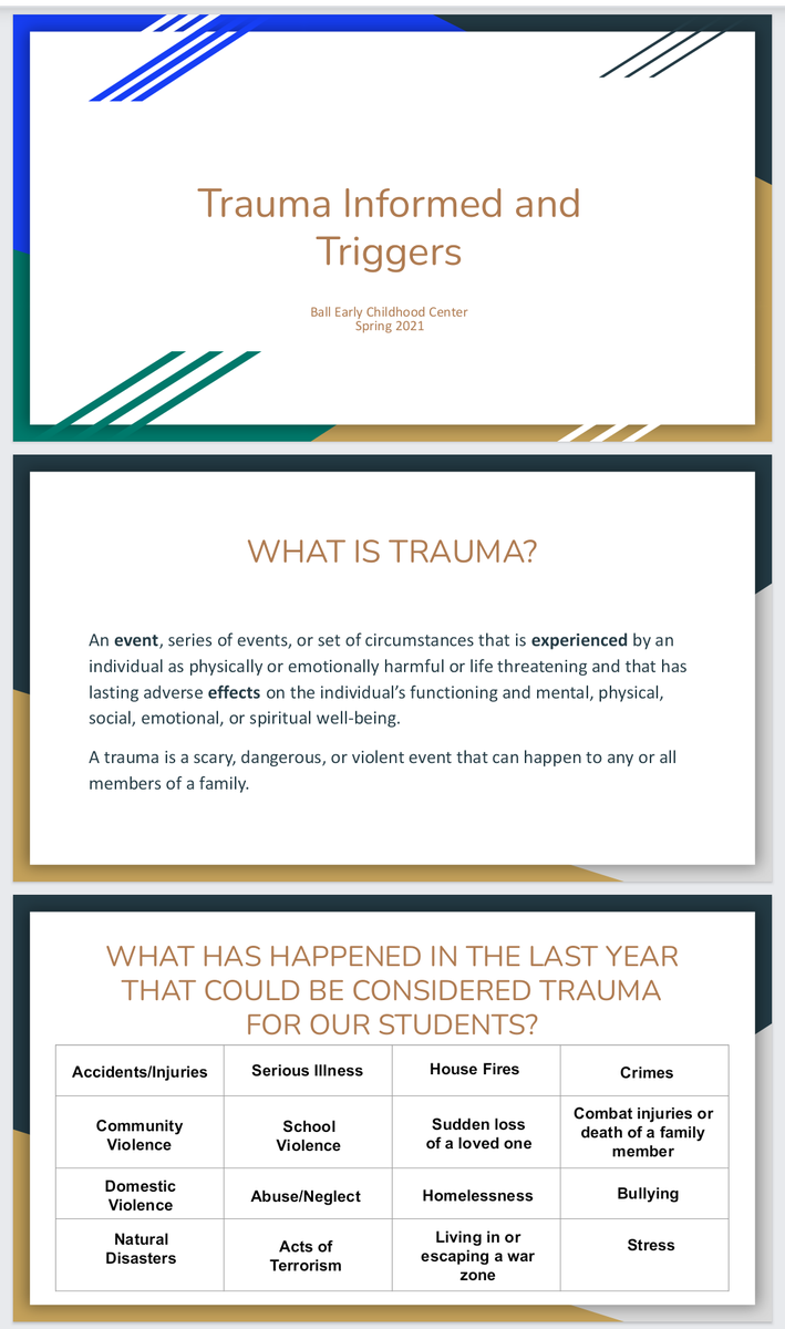 MichelleMSaenz's tweet photo. Ball Admin presented on Trauma Informed and Triggers today for professional development! Team work for ALL students! @Ball_ECC @SeguinISD https://t.co/A4RO7Xt6r7